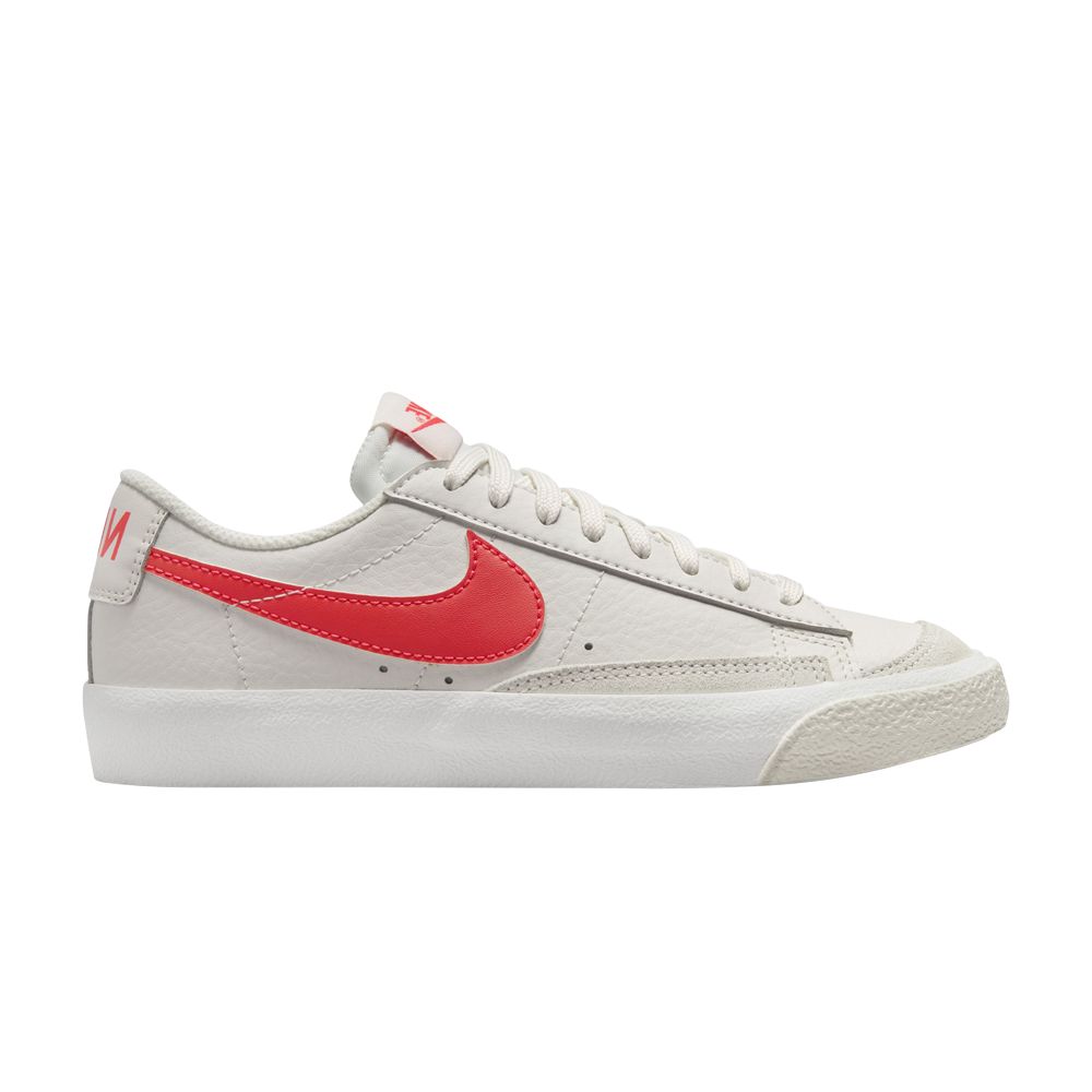 Pre-owned Nike Blazer Low '77 Gs 'phantom Bright Crimson' | White | Kid's Size 6