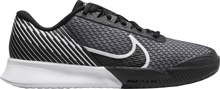 Wmns NikeCourt Air Zoom Vapor Pro 2 HC Wide 'Black White'