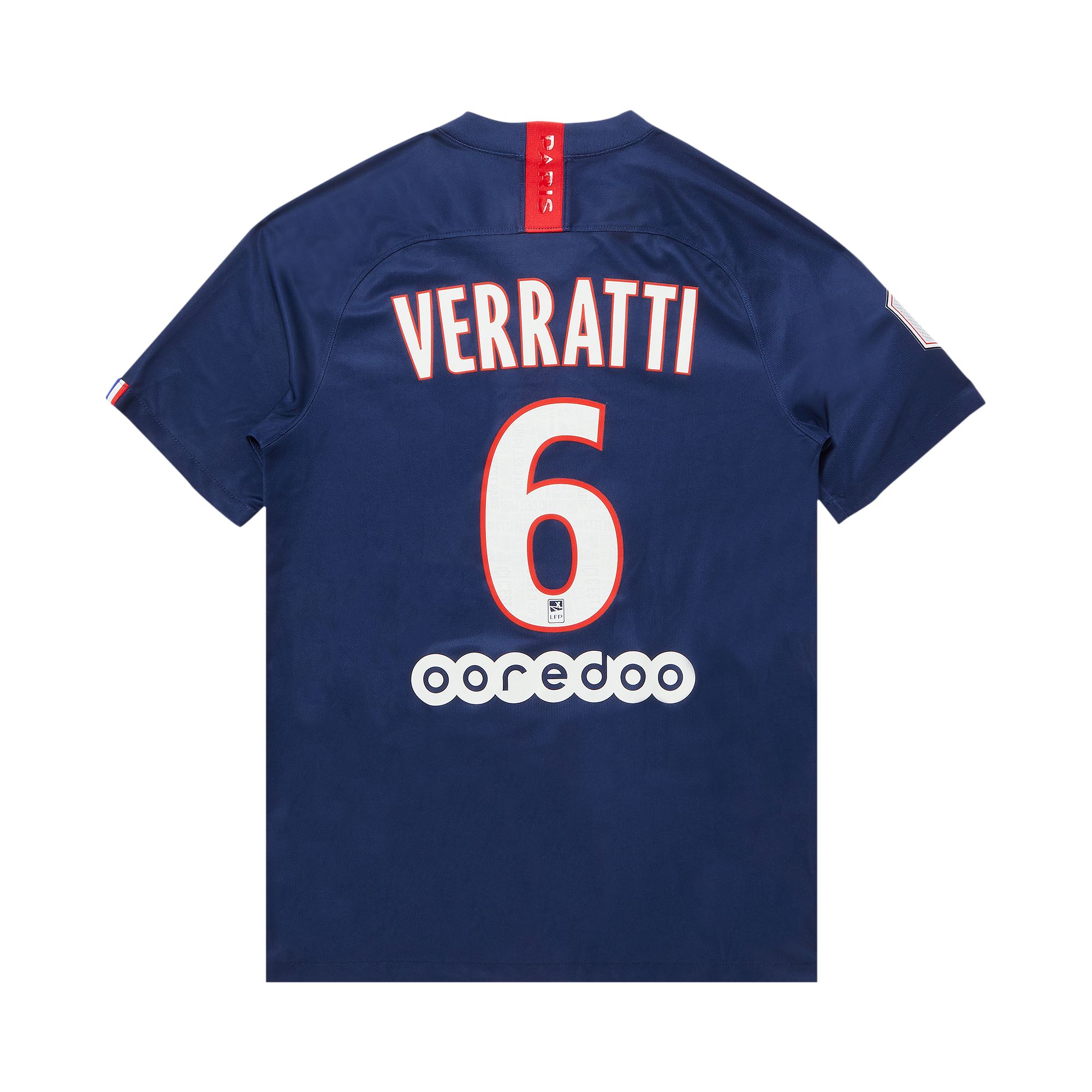 Pre-owned Paris Saint-germain Verratti #6 Home Stadium Jersey 'navy' | Blue | Men's Size S