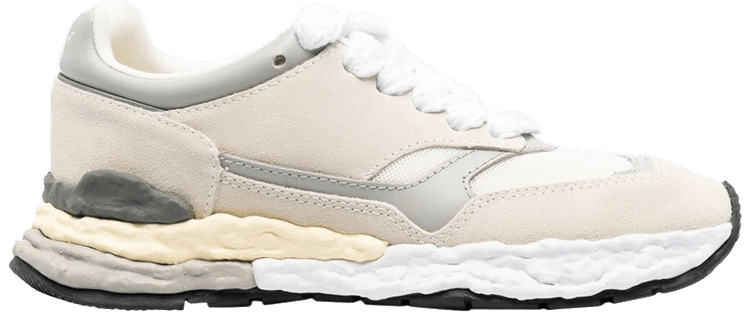 Maison Mihara Yasuhiro George OG Sole Mixed Material Low White
