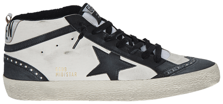 Black mid star golden goose clearance