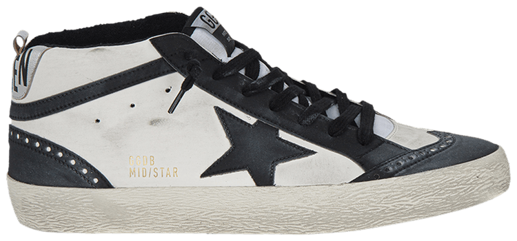 Golden Goose Mid Star 'White Black'