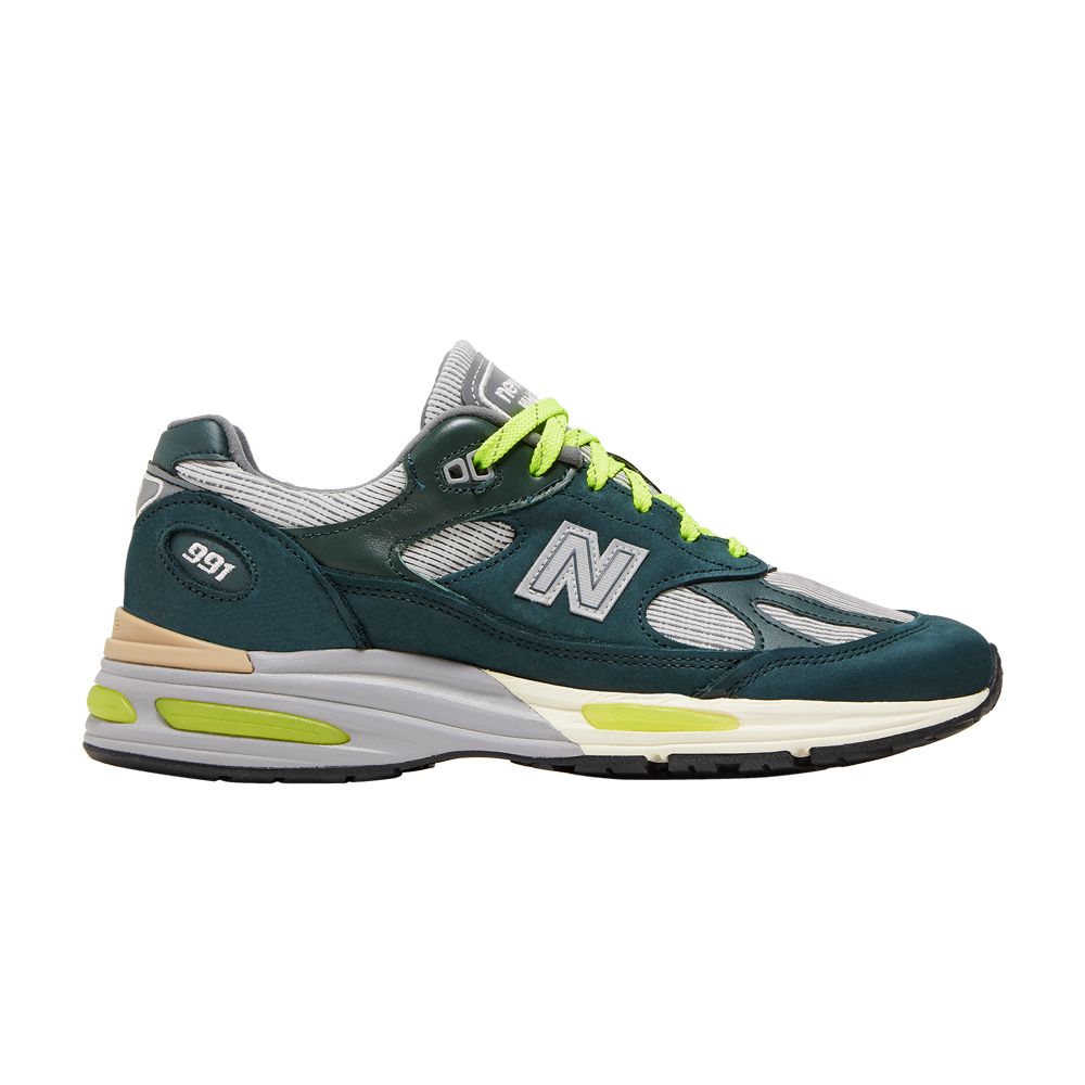 New Balance Patta x 991v2 Made in England 'Sea Moss' | Green | Men's Size 11