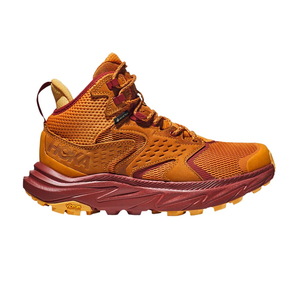Pre-owned Hoka Wmns Anacapa 2 Mid Gore-tex 'amber Haze Sherbet' In Brown
