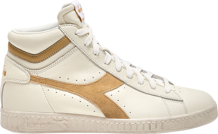 Game L High Waxed Suede Pop White Latte