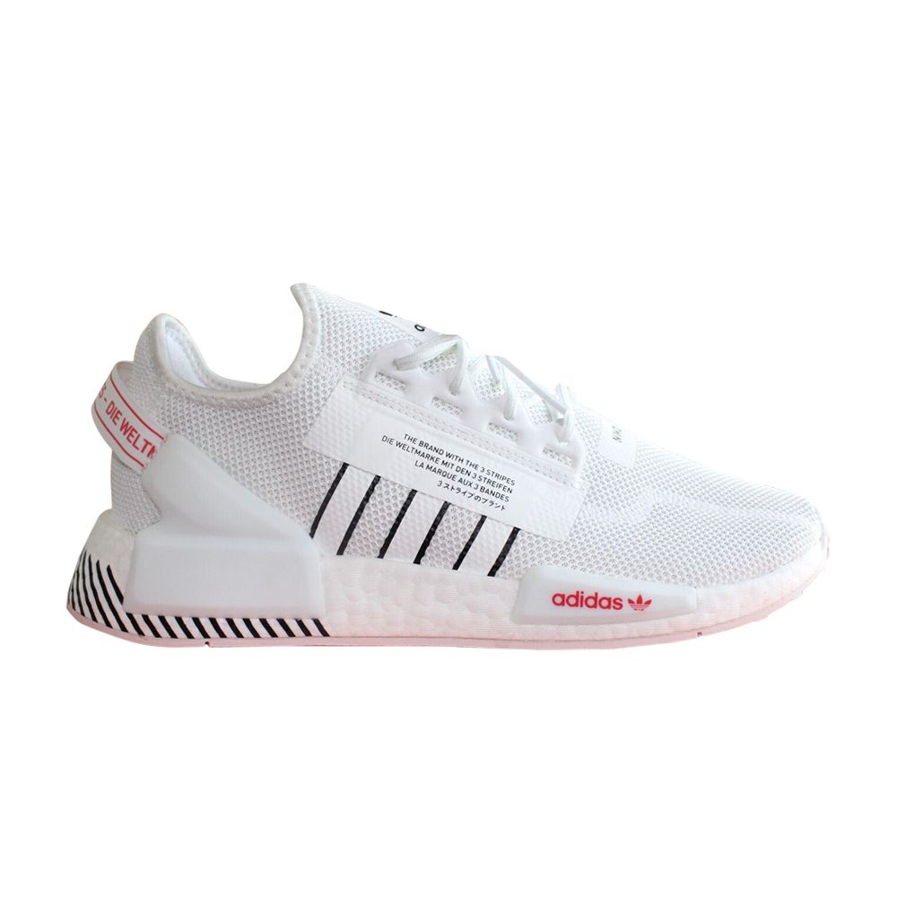 adidas NMD_R1 V2 'White Black Scarlet' JD Sports Exclusive | Men's Size 9