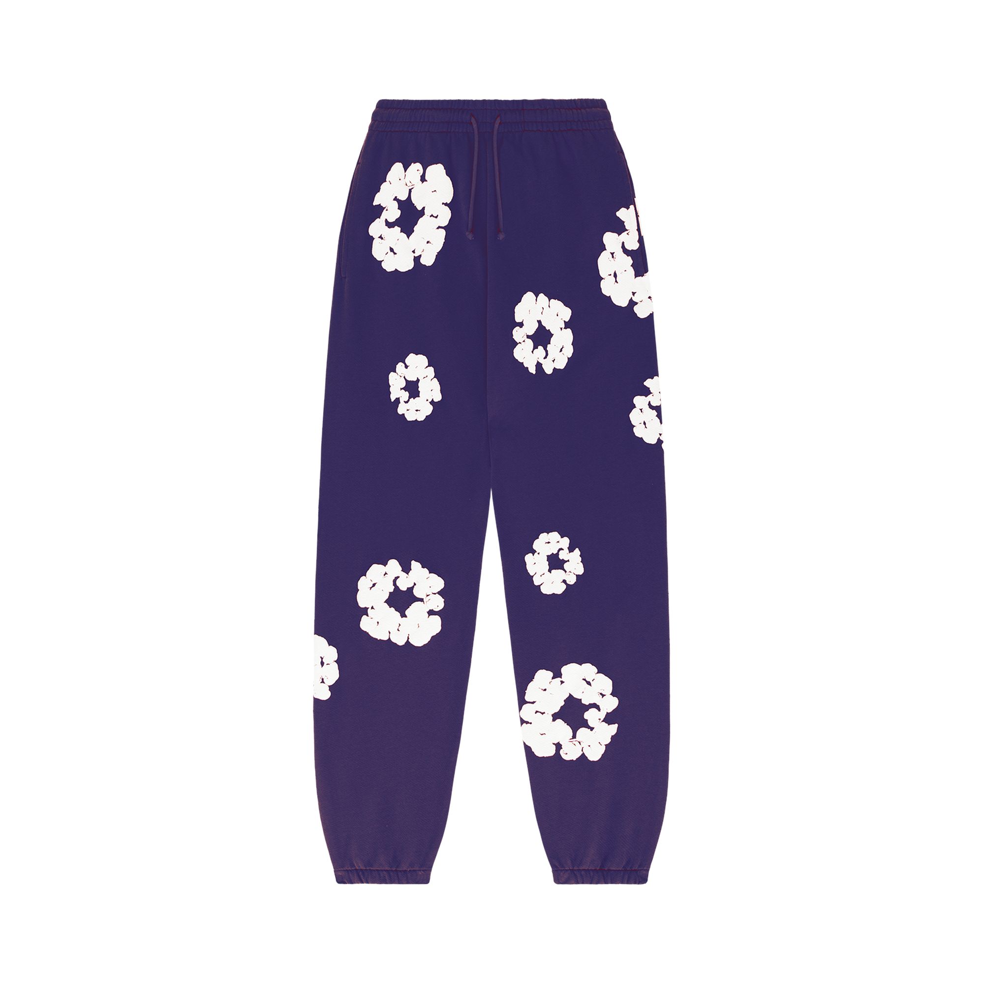 Denim Tears The Cotton Wreath Sweatpants 'Purple' | Men's Size L