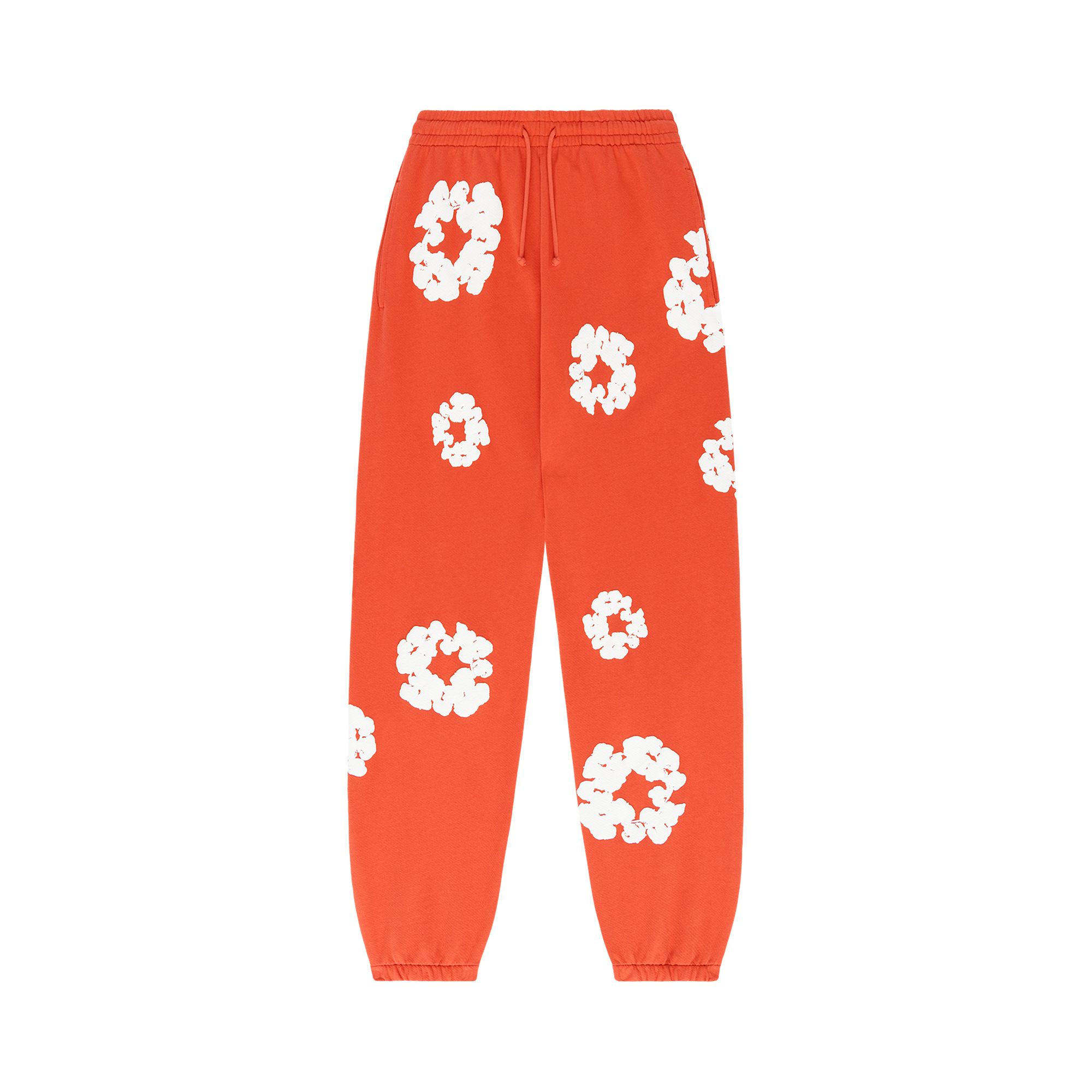 Denim Tears The Cotton Wreath Sweatpants 'Orange' | Men's Size M