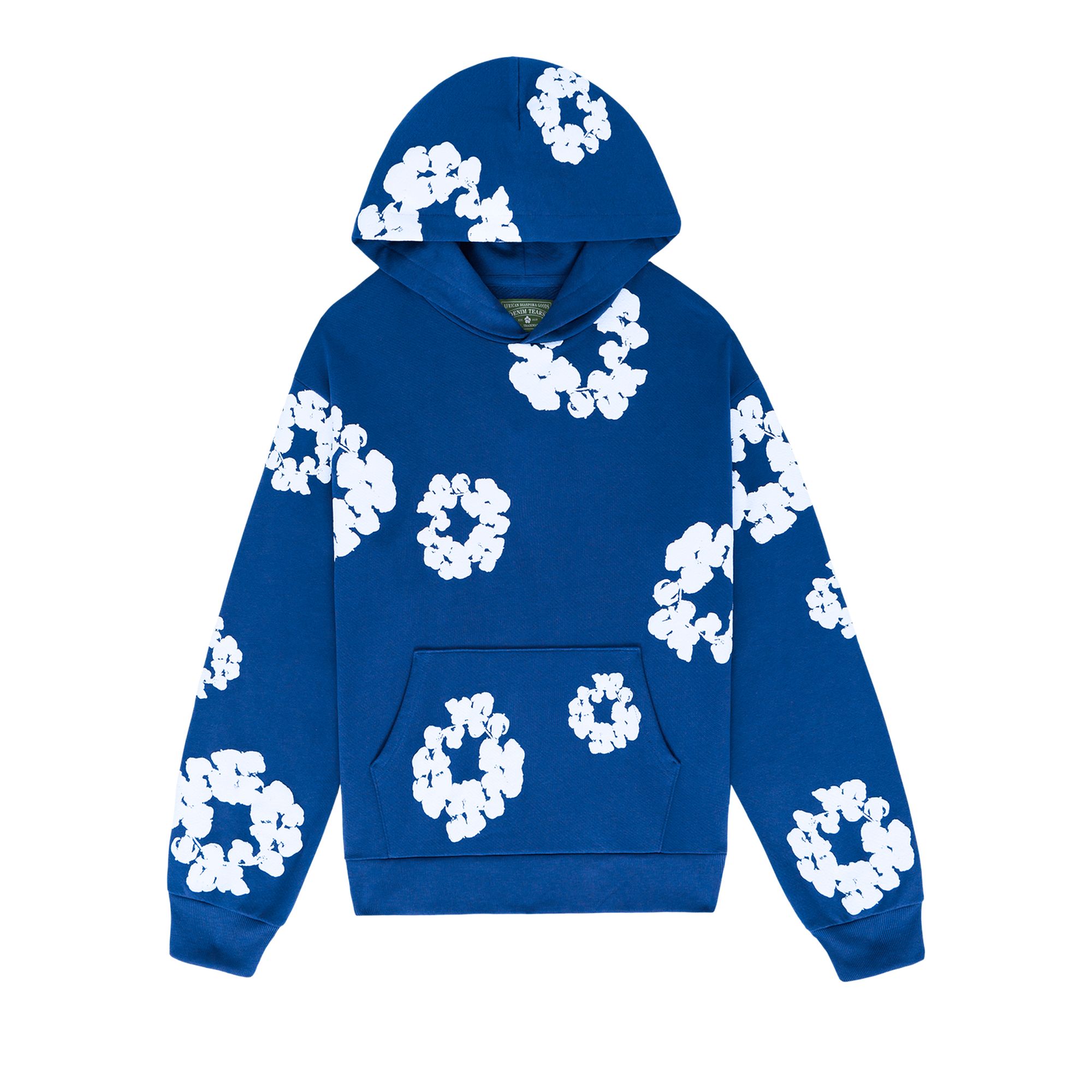 Denim Tears The Cotton Wreath Sweatshirt 'Royal Blue' | Men's Size 2XL