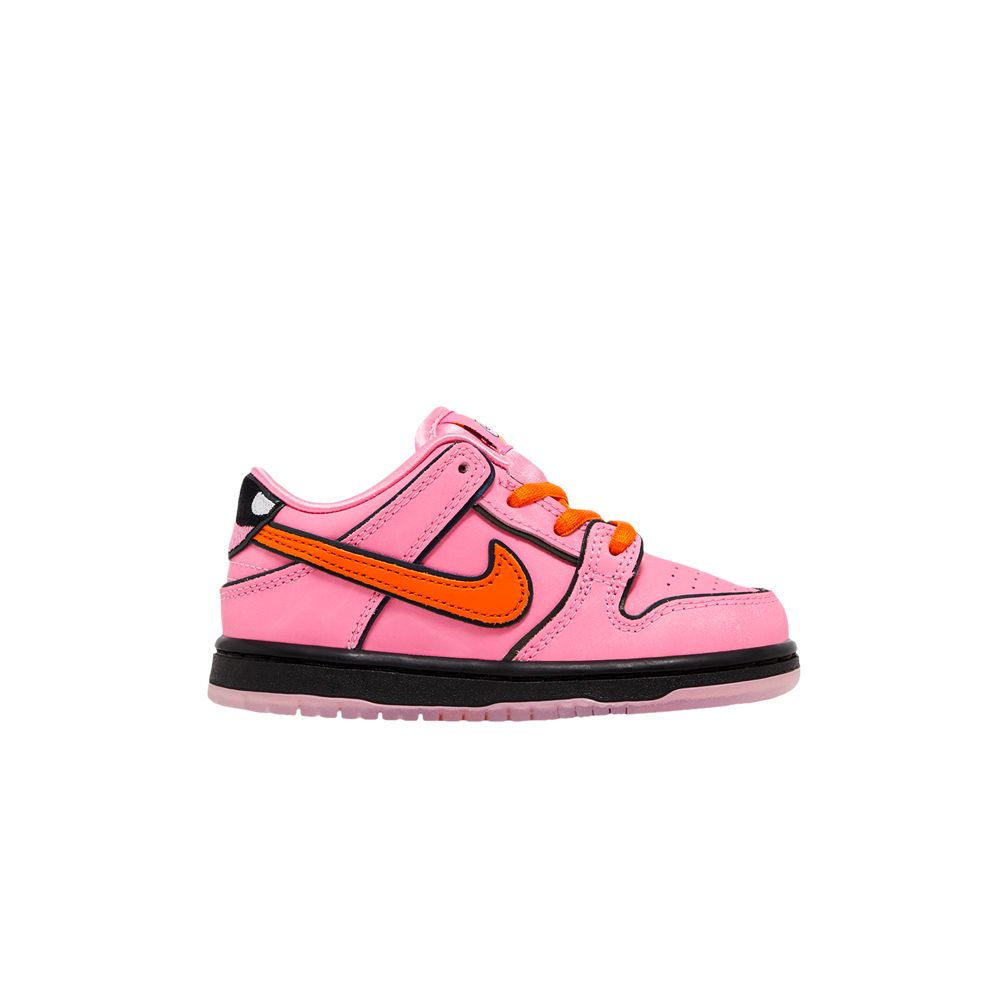 NIKE Pre-owned The Powerpuff Girls X Dunk Low Pro Sb Qs Td 'blossom' | Pink | Infant Size 8