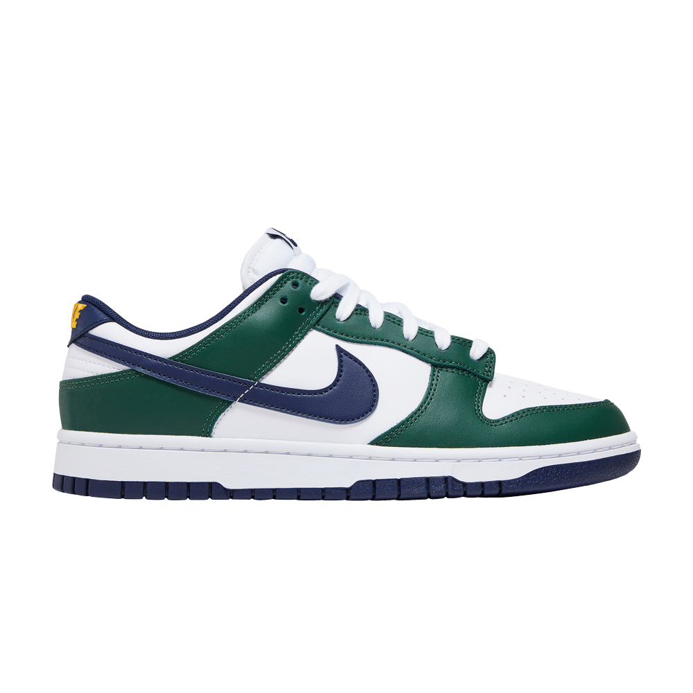 Pre-owned Nike Dunk Low 'fir Midnight Navy' In Green