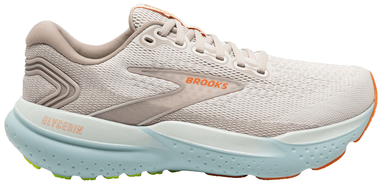 Brooks Wmns Glycerin 21 Wide Coconut Aqua