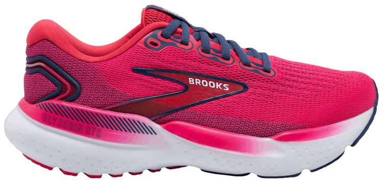 Brooks Wmns Glycerin GTS 21 Raspberry Estate Blue