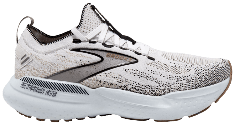 Brooks Wmns Glycerin StealthFit GTS 21 White Grey Black