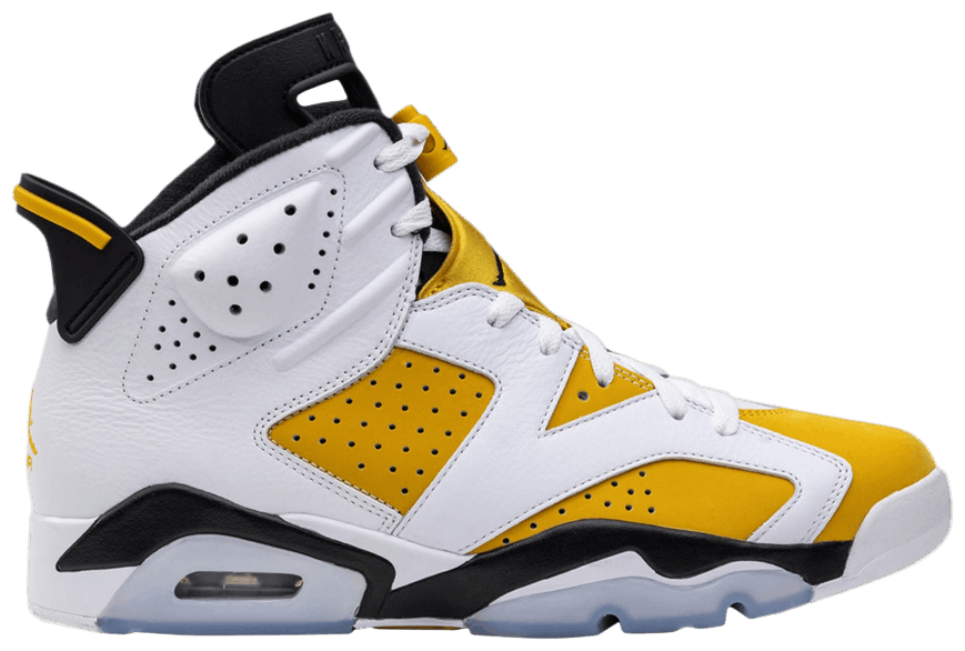 yellow air jordan 6