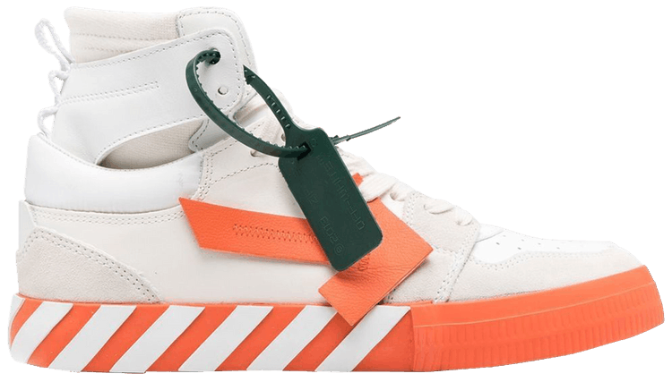 Off White Vulc Sneaker High White Orange