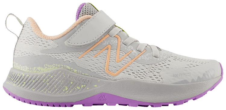 New Balance DynaSoft Nitrel v5 Bungee Lace Little Kid Wide Grey Matter Purple Fade