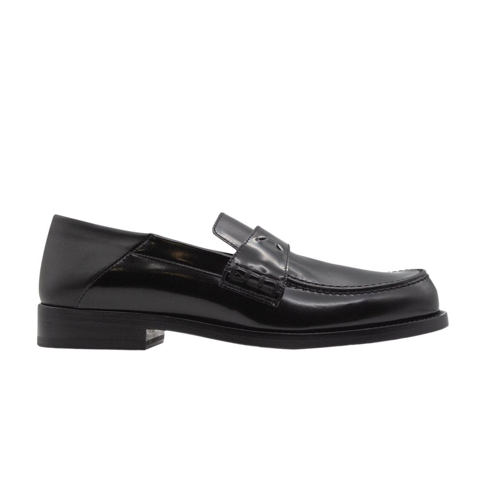 Pre-owned Maison Margiela Wmns Four Stitch Penny Loafer 'black' 2022 | Women's Size 37