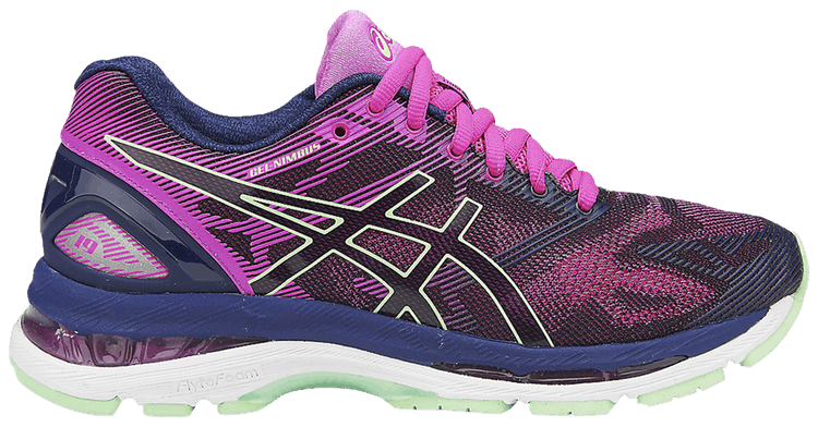 Asics Wmns Gel Nimbus 19 Pink Glow Indigo Blue