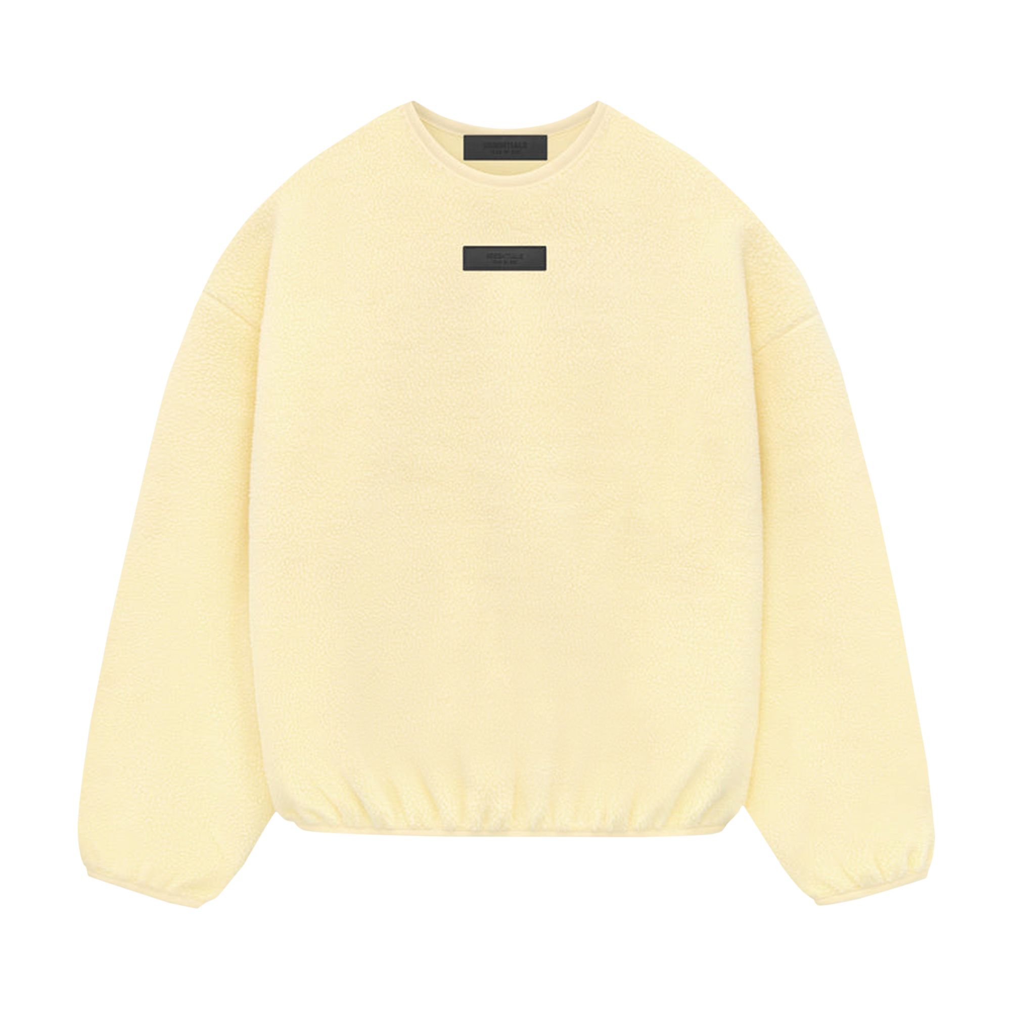 Fear of God Essentials Polar Fleece Crewneck 'Garden Yellow' | Men's Size M