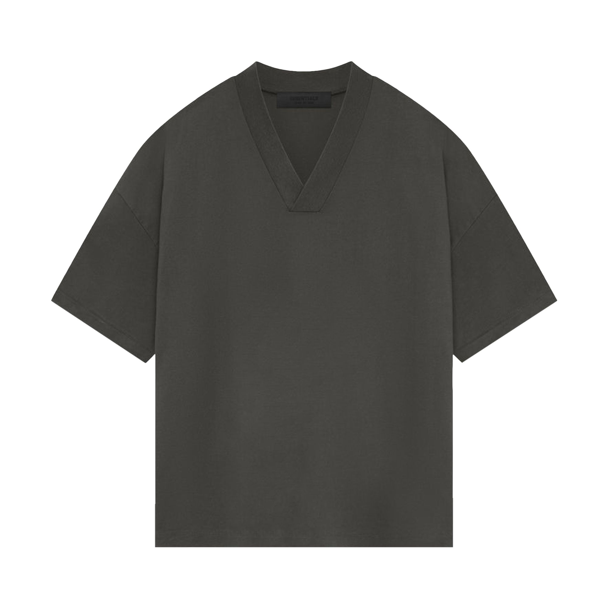 Fear of God Essentials V Neck T-Shirt 'Ink' | Black | Men's Size XS