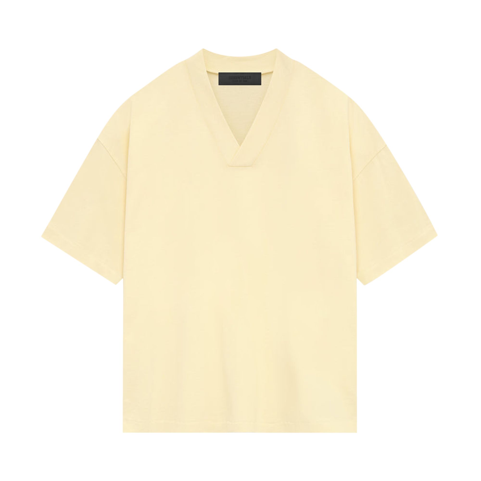 Fear of God Essentials V Neck T-Shirt 'Garden Yellow' | Men's Size XS