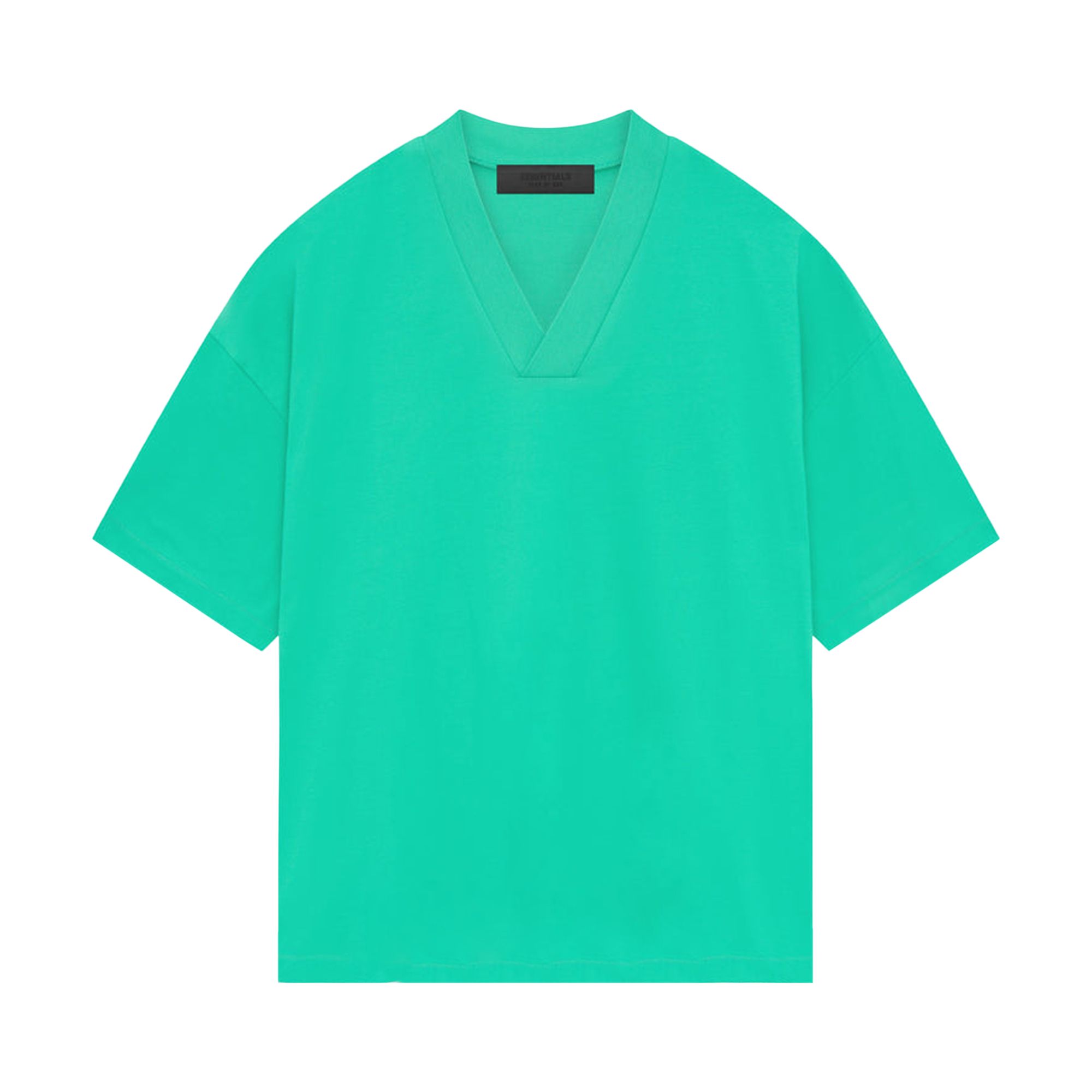 Fear of God Essentials V Neck T-Shirt 'Mint Leaf' | Green | Men's Size L