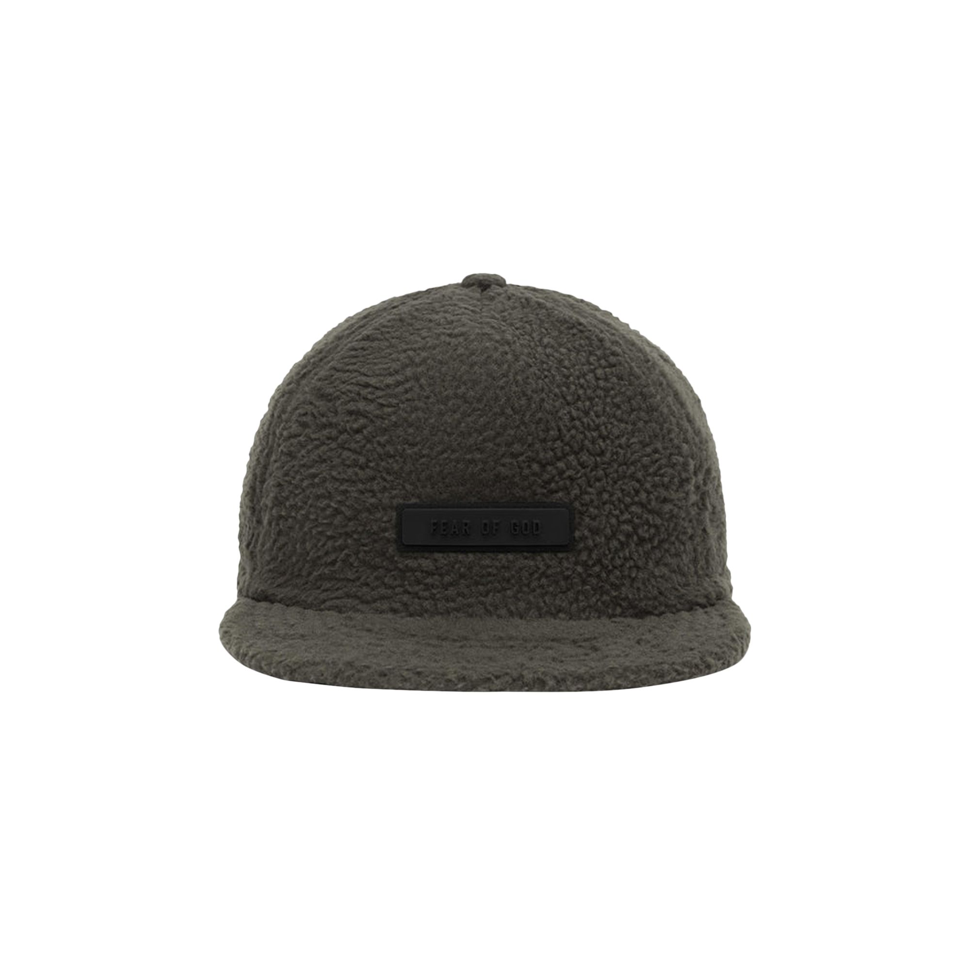 Pre-owned Essentials Fear Of God Polar Fleece Baseball Cap 'ink' In Black