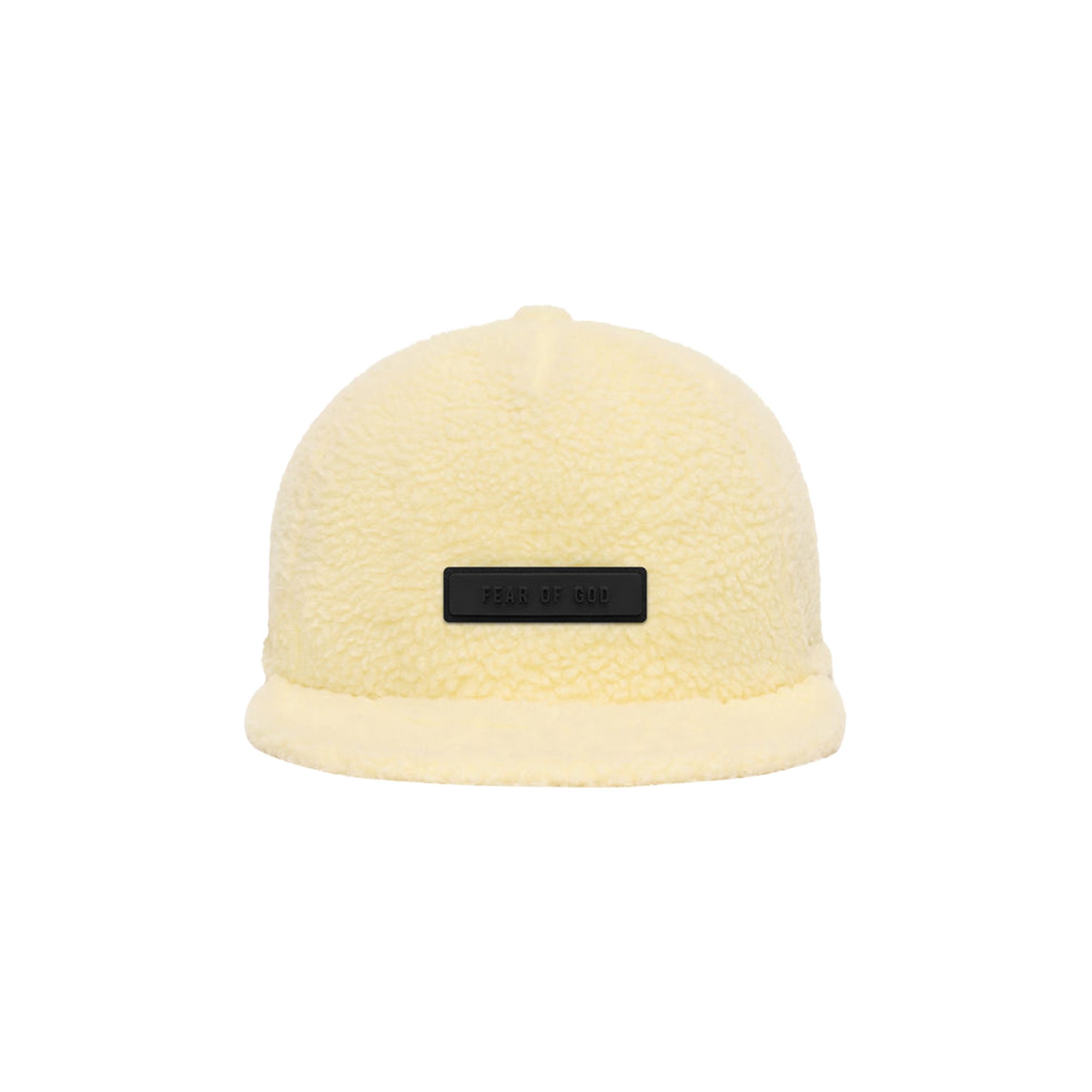 Pre-owned Essentials Fear Of God  Polar Fleece Baseball Cap 'garden Yellow'
