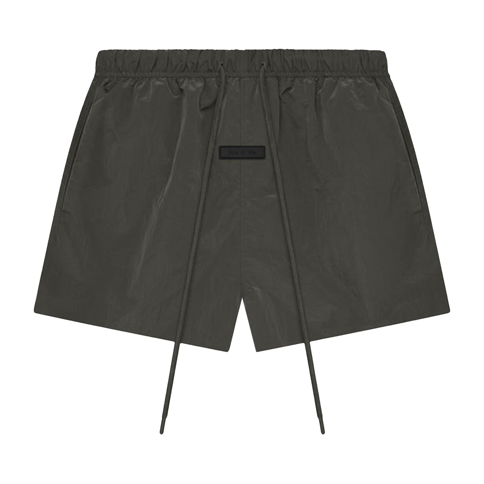 Pre-owned Essentials Fear Of God  Crinkle Nylon Running Short 'ink' | Black | Women's Size M