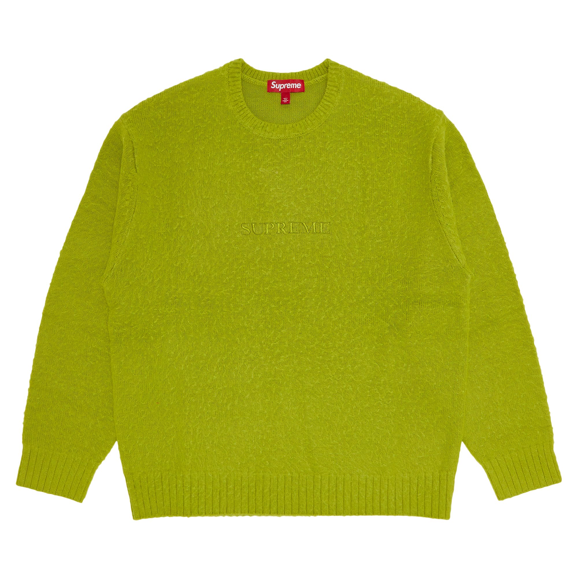 Supreme Pilled Sweater 'Lime' | Green | Men's Size XL