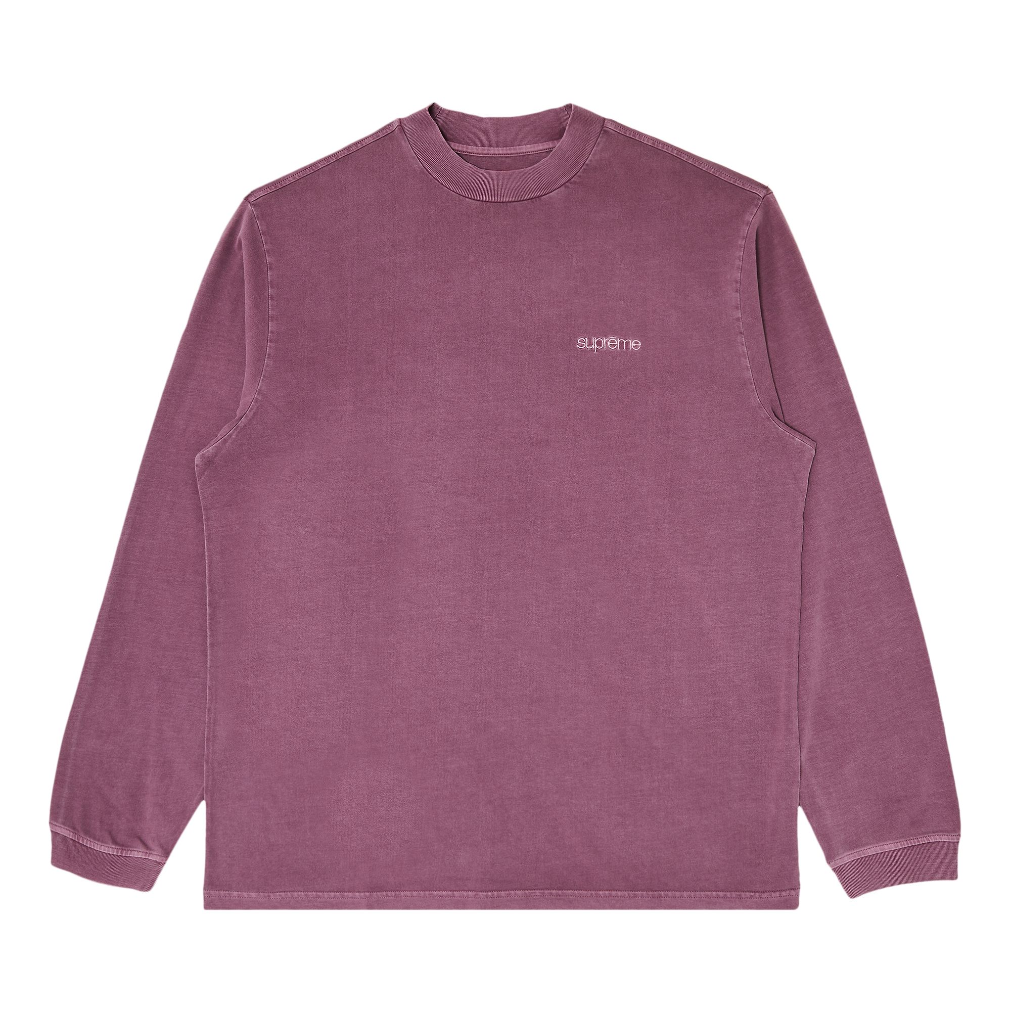 Supreme Mock Neck Long-Sleeve Top 'Dusty Plum' | Purple | Men's Size XL