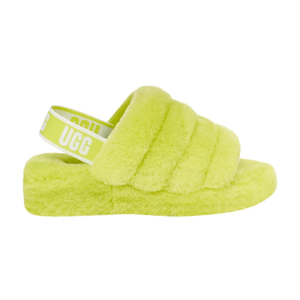 UGG Wmns Fluff Yeah Slide 'Key Lime' | Green | Women's Size 9