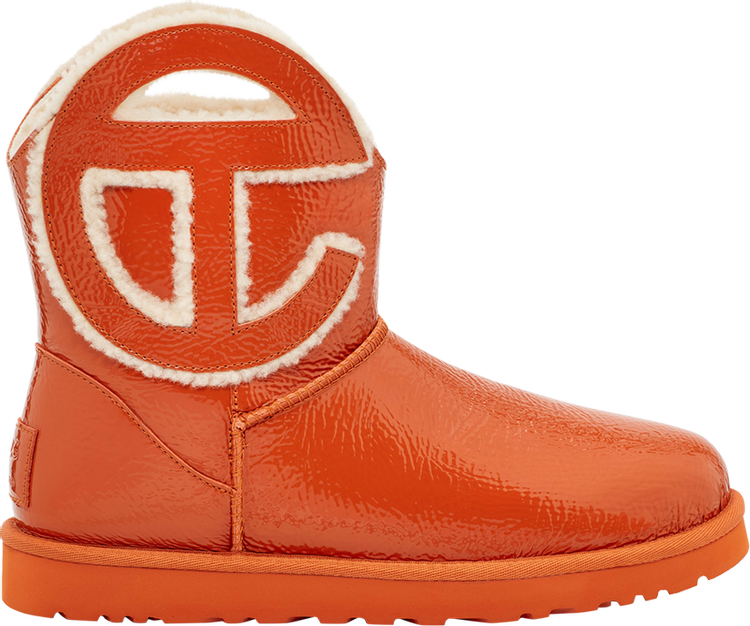 Telfar x Logo Mini Boot 'Crinkle - Spicy Pumpkin'