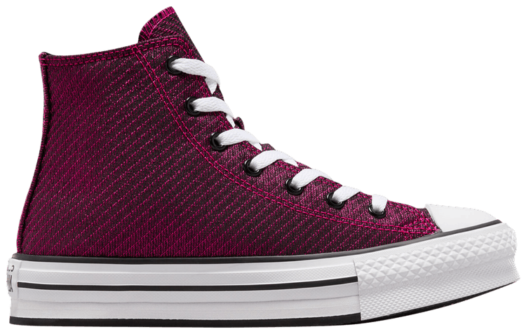 Converse Chuck Taylor All Star Platform Lift High GS Sparkle   Prime Pink