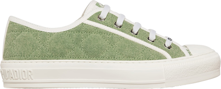 Dior Wmns WalkNDior Faded Cannage Embroidered Pale Green