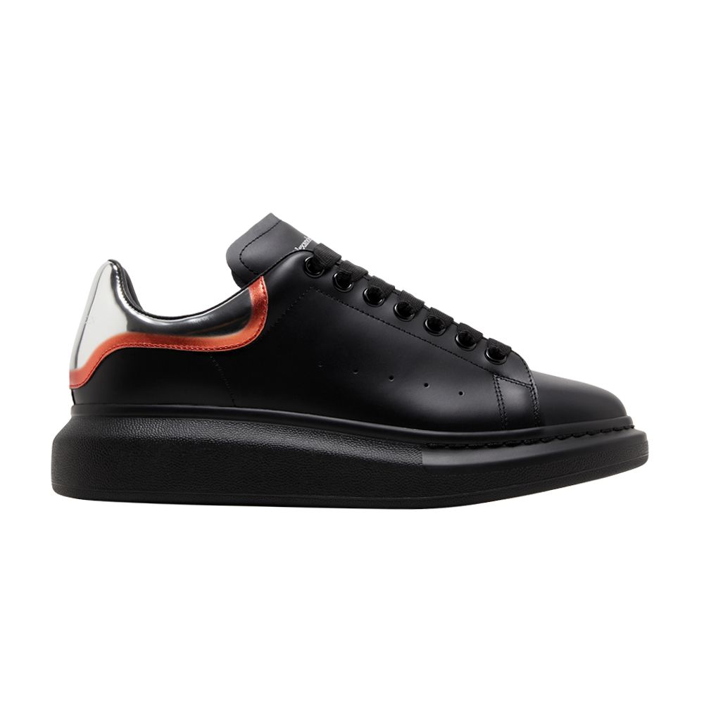 Pre-owned Alexander Mcqueen Oversized Sneaker 'black Silver Welsh Red' | Men's Size 41