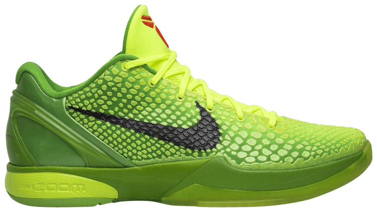 Zoom Kobe 6 'Grinch' 2010 Sample