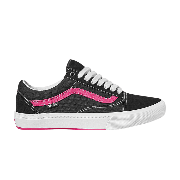 Black and hot pink vans hotsell