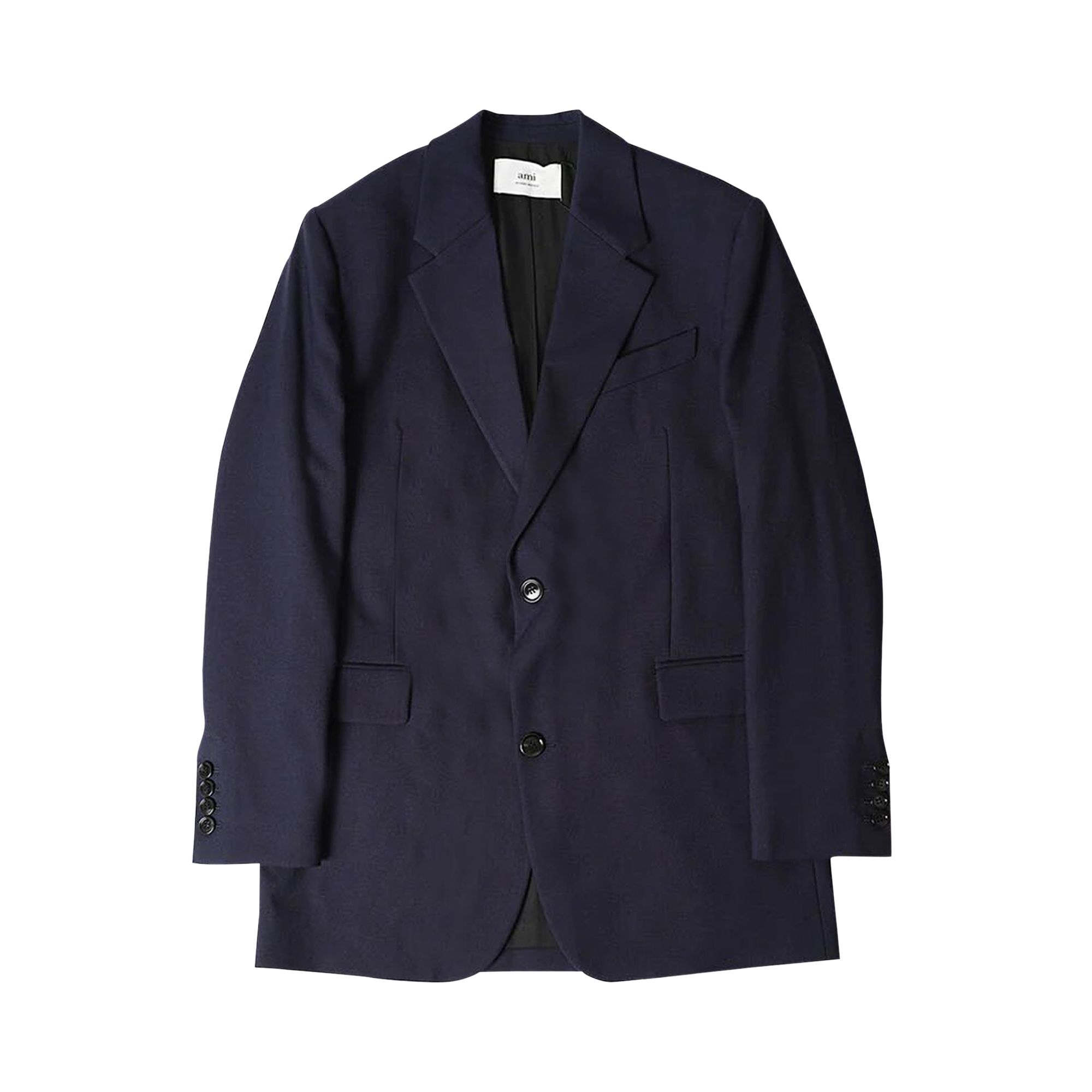 Pre-owned Ami Alexandre Mattiussi Ami Two Button Jacket 'blue' | Men's Size 46
