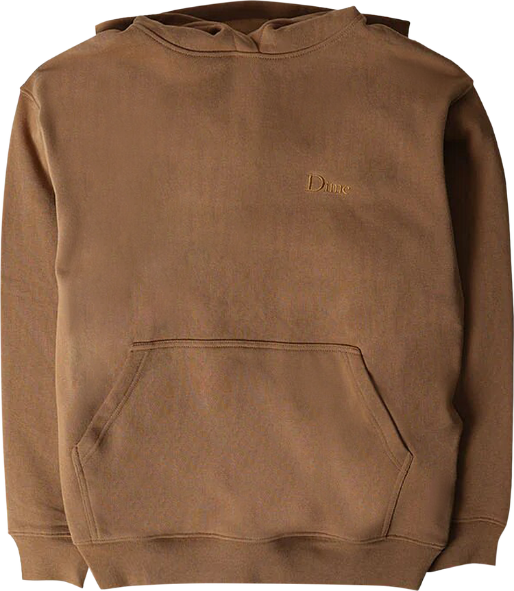 Buy Dime Classic Small Logo Hoodie 'Cappuccino