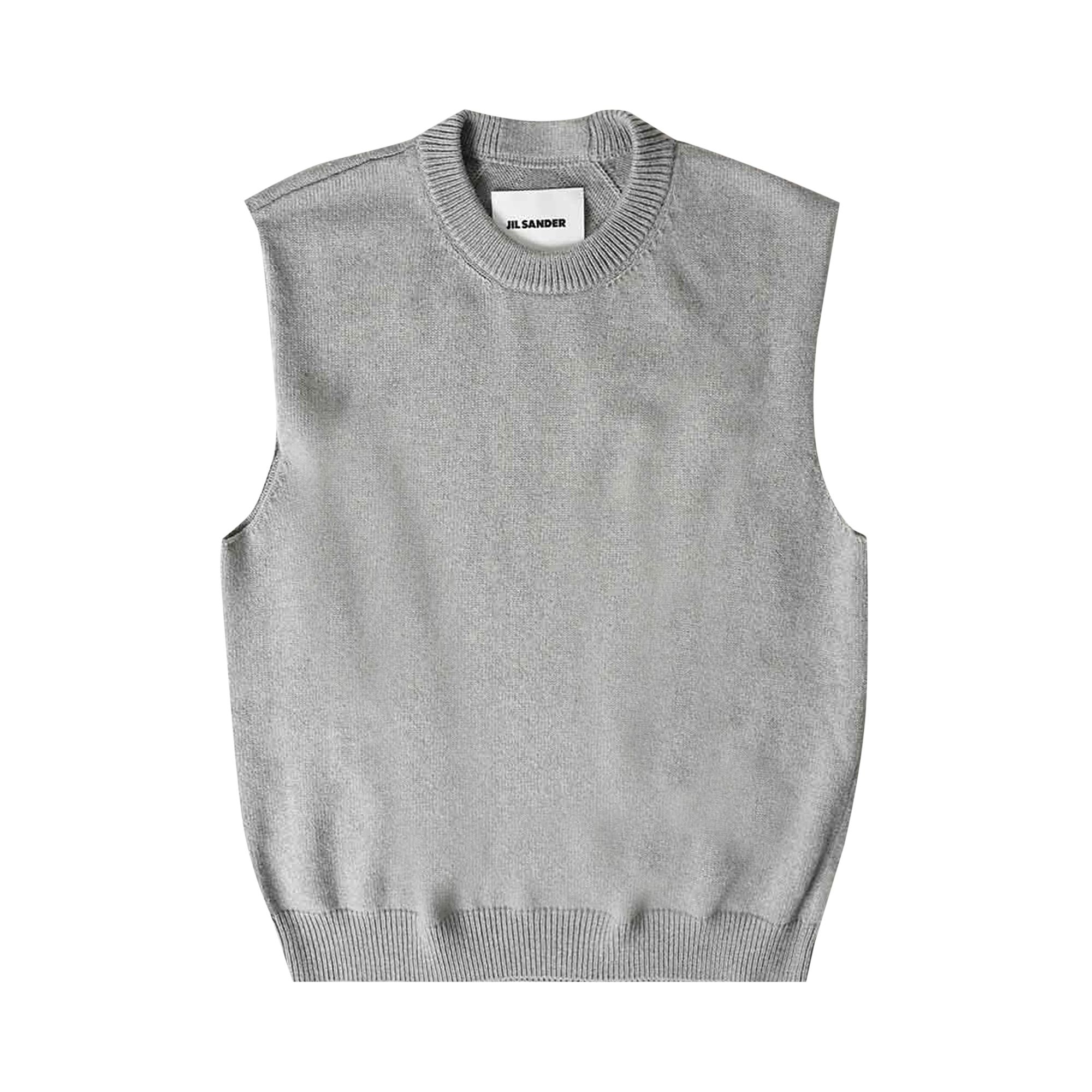 Pre-owned Jil Sander Crewneck Vest 'grey' | Men's Size 52