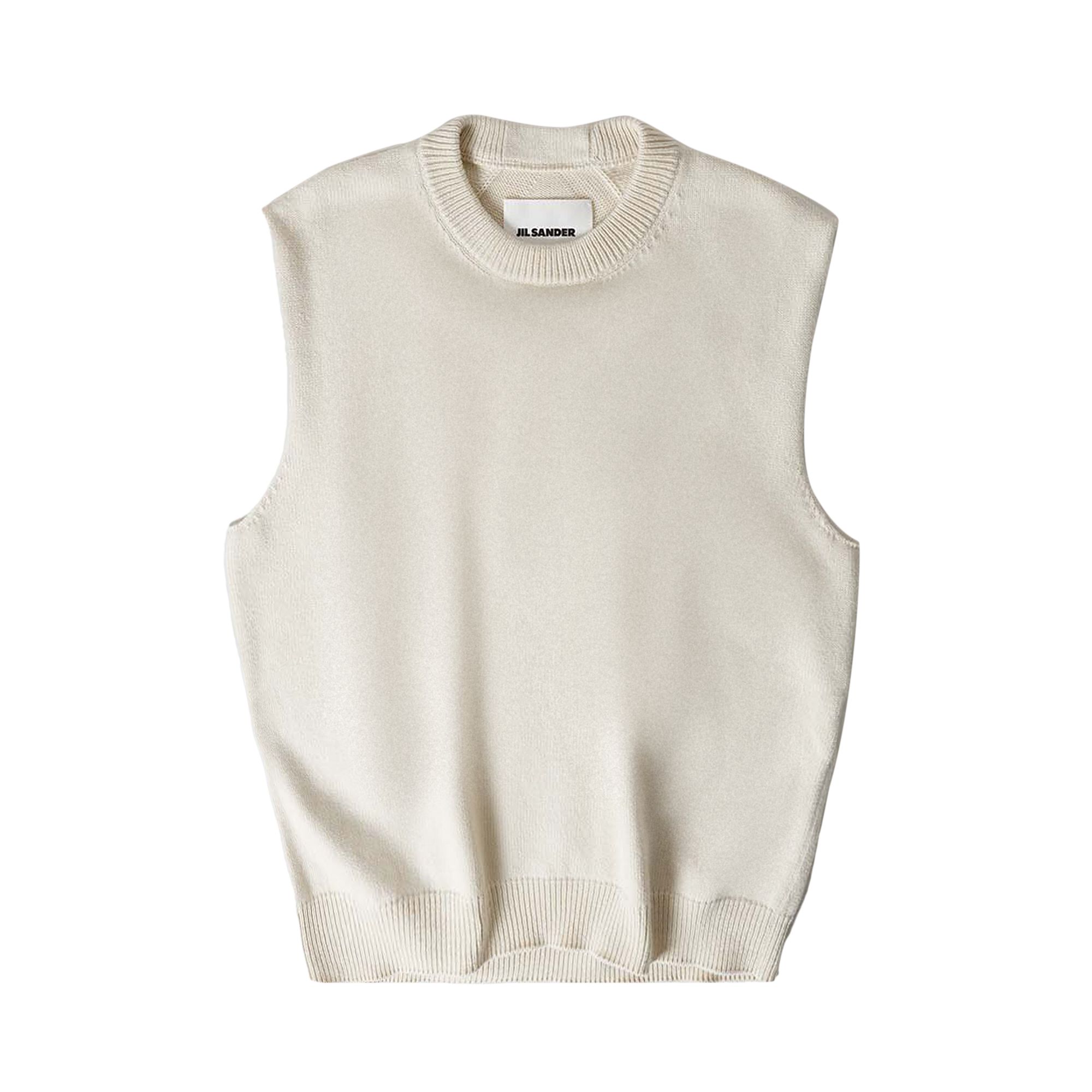Pre-owned Jil Sander Crewneck Vest 'white' | Men's Size 52