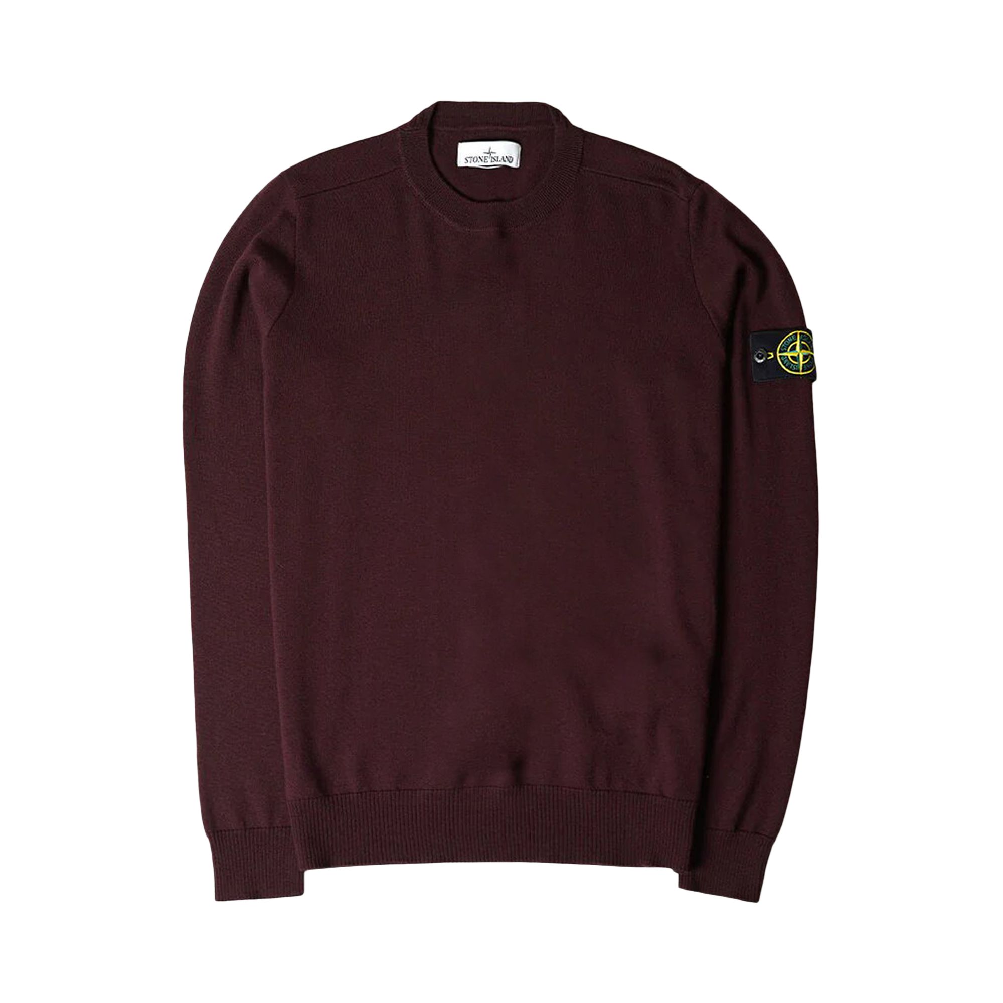 Pre-owned Stone Island Crewneck Sweatshirt 'red' | Men's Size L
