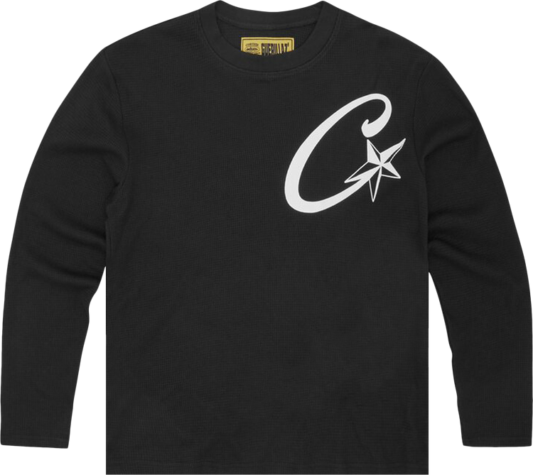 Corteiz C Starz Waffle Long-Sleeve 'Black'