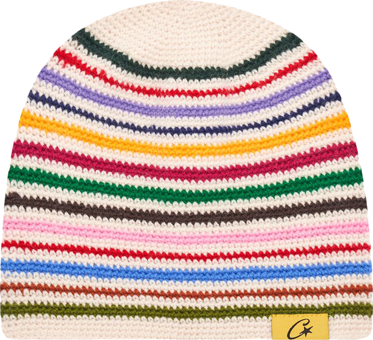 Buy Corteiz Crochet Beanie 'White/Multicolor' - 7892 1FW230702CB 