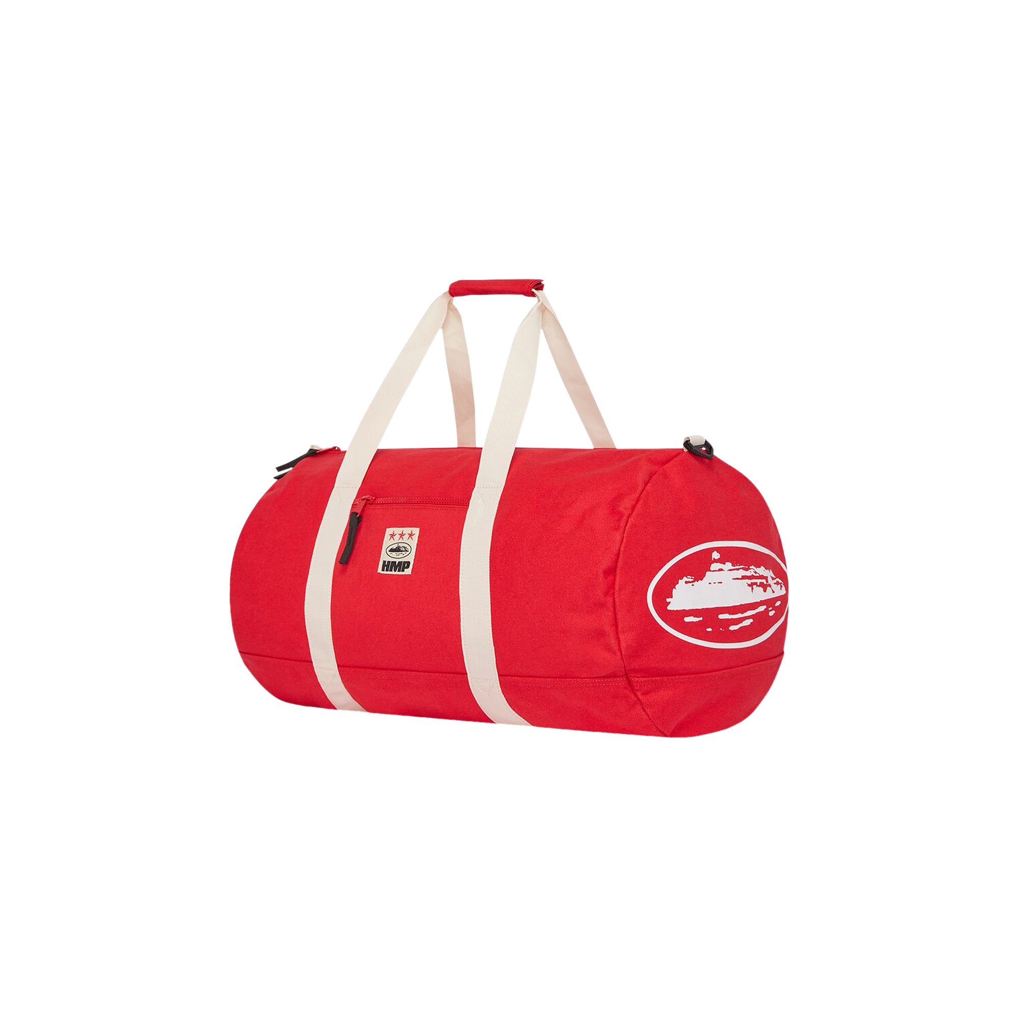 Pre-owned Corteiz Hmp Duffle Bag 'red' | Men's Size Onesize