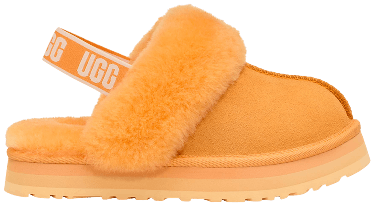 Buy Funkette Slipper Kids 'Papaya Orange' - 1130395K PPNG | GOAT