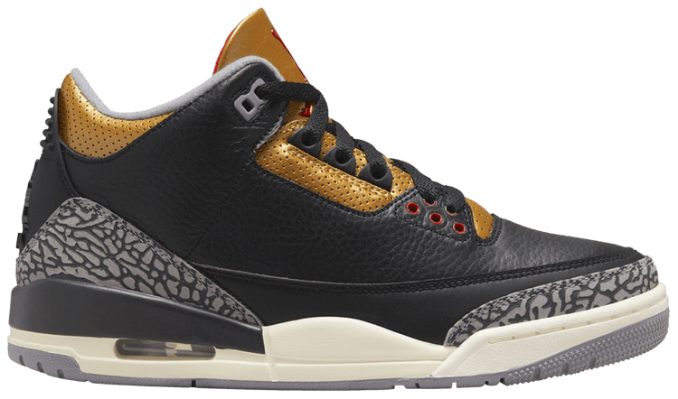 Wmns Air Jordan 3 Retro Black Gold Sample