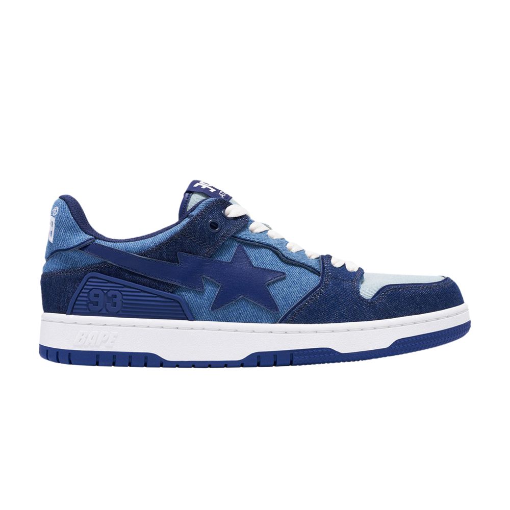 Pre-owned Bape Wmns Sk8 Sta 'denim' In Blue